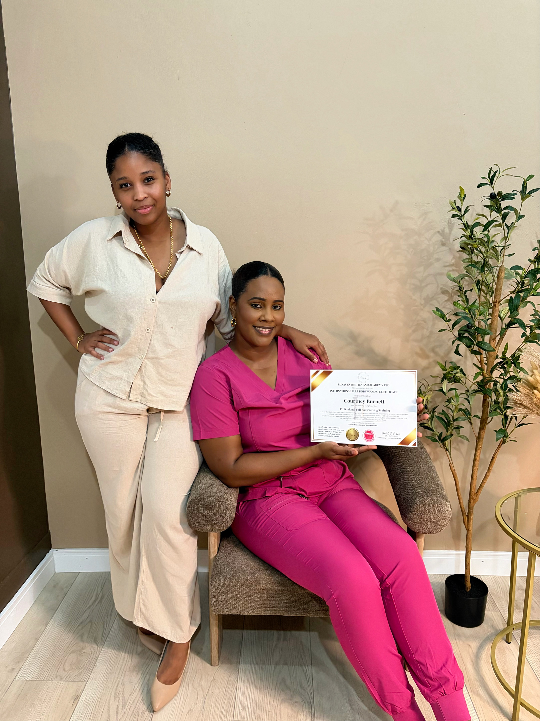 Luna's Esthetics graduate
