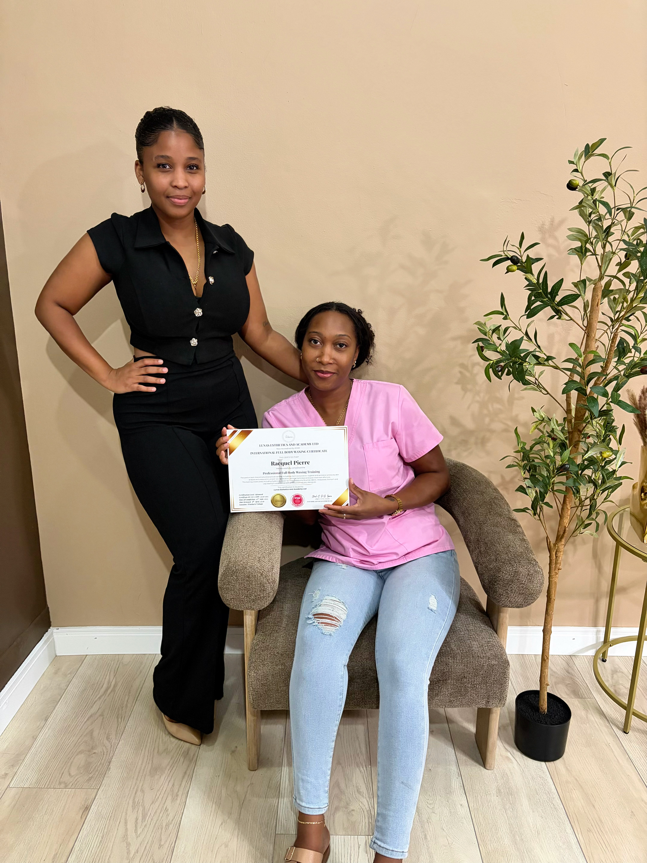 Luna's Esthetics graduate