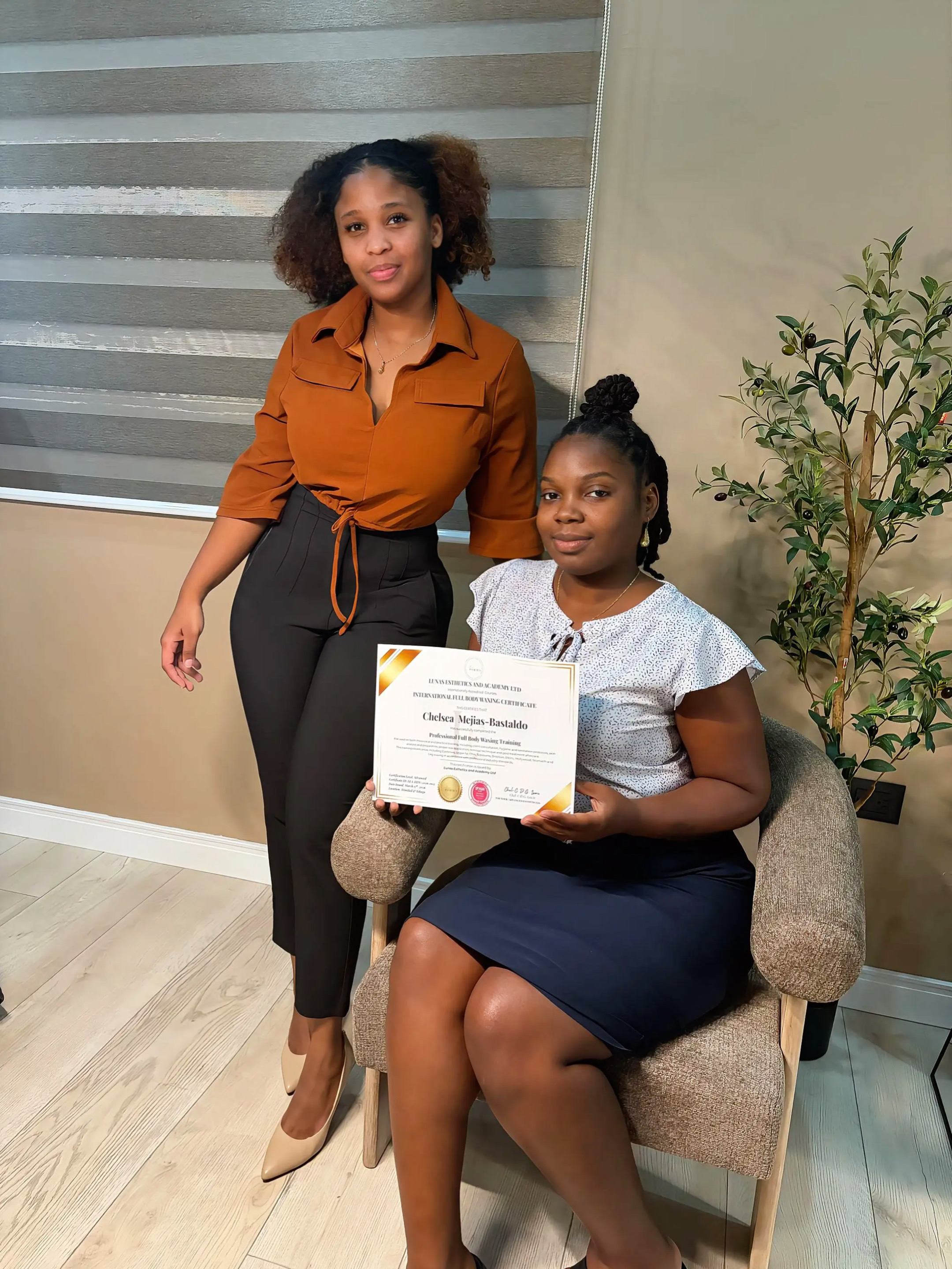 Luna's Esthetics graduate