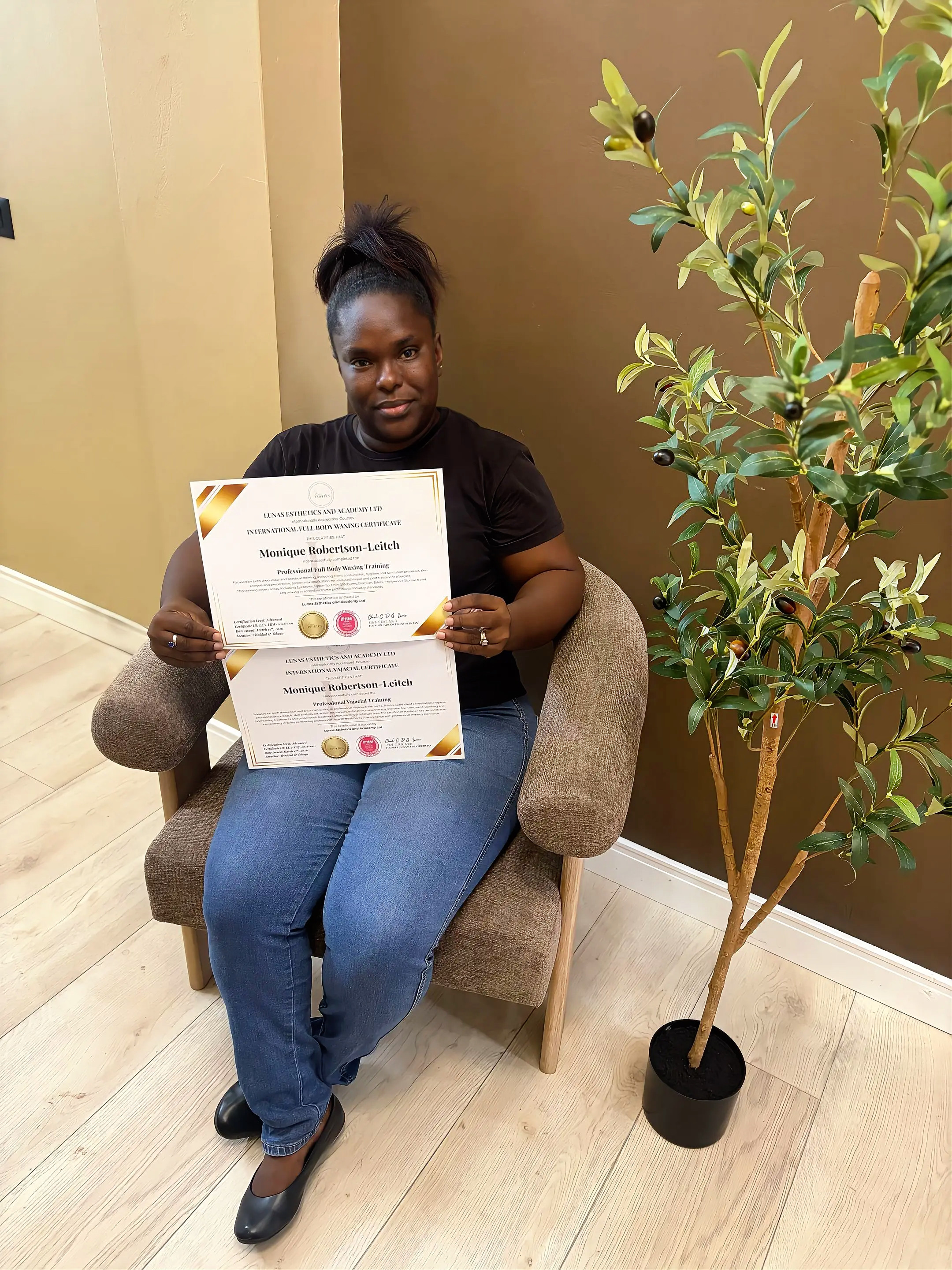 Luna's Esthetics graduate